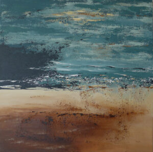 Bild mit Strand, Meer und Himmel